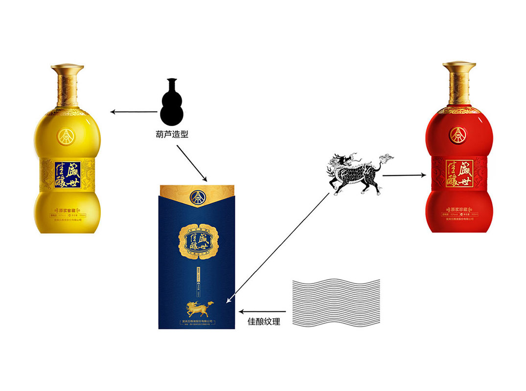 白酒包装设计——盛世佳酿3